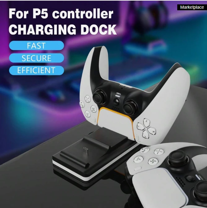 Cargador para mandos de PS5's foto | Portal Game Estudio |  BizneCubano
