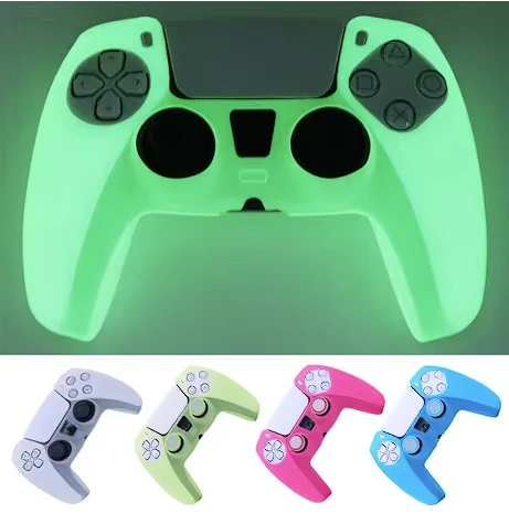 Fundas de Silicona suave que brilla en la oscuridad para mandos de PS5's foto | Portal Game Estudio |  BizneCubano