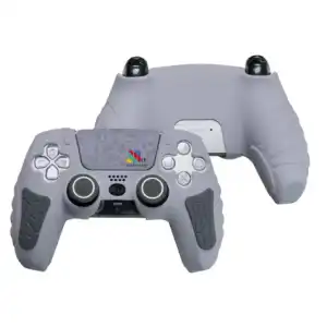 Funda de silicona para mando Dualsense PS5 + funda de joysticks + cubierta protectora del táctil miniatura 3