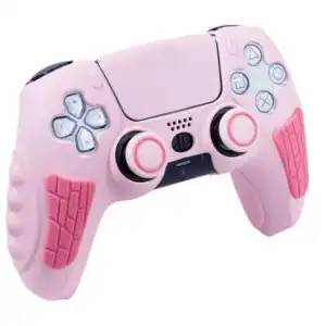 Funda de silicona para mando Dualsense PS5 + funda de joysticks + cubierta protectora del táctil miniatura 2
